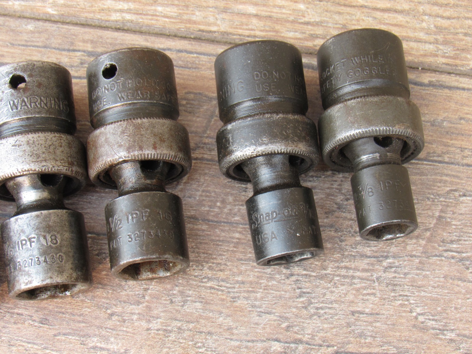 SNAP ON 207IPF 3/8″ DR 3/8″ – 3/4″ SAE IMPACT FLEX SWIVEL SOCKET SET IPF12 – 24