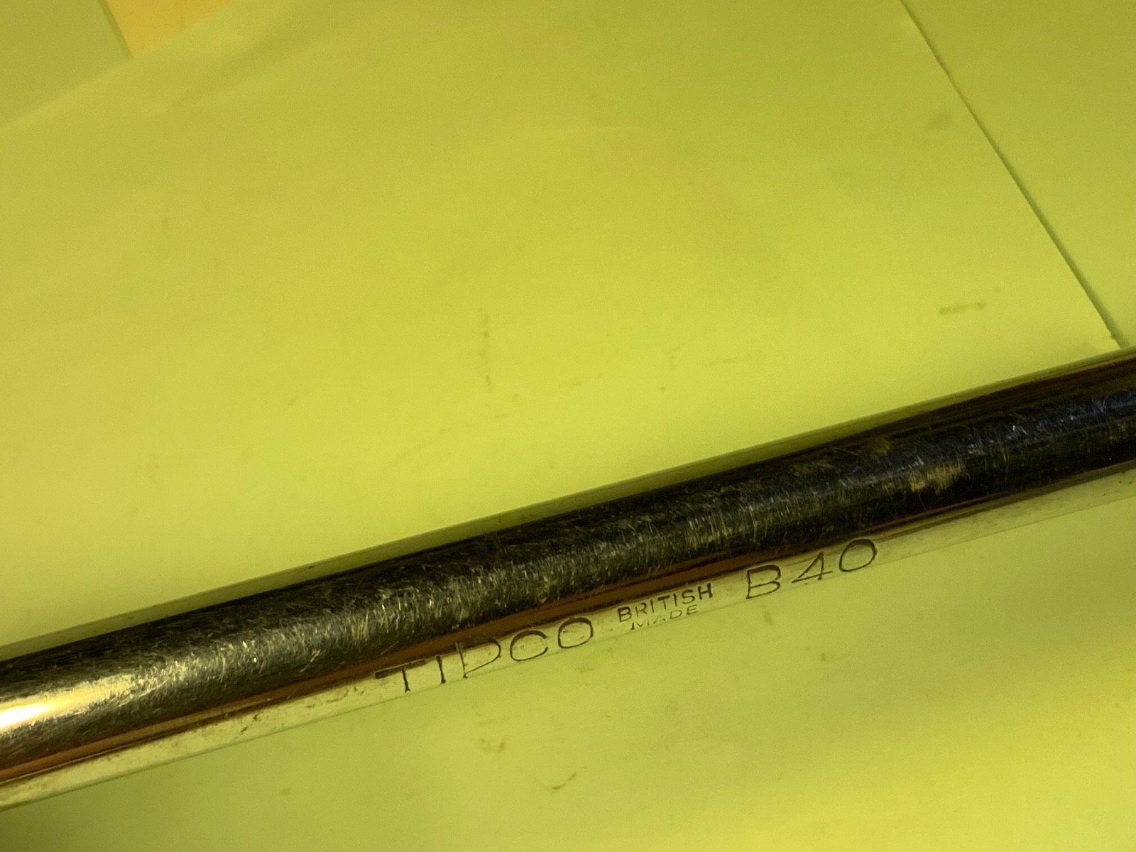 Tipco B40 1/2-inch drive handle or breaker bar 14” chrome tool British made RARE