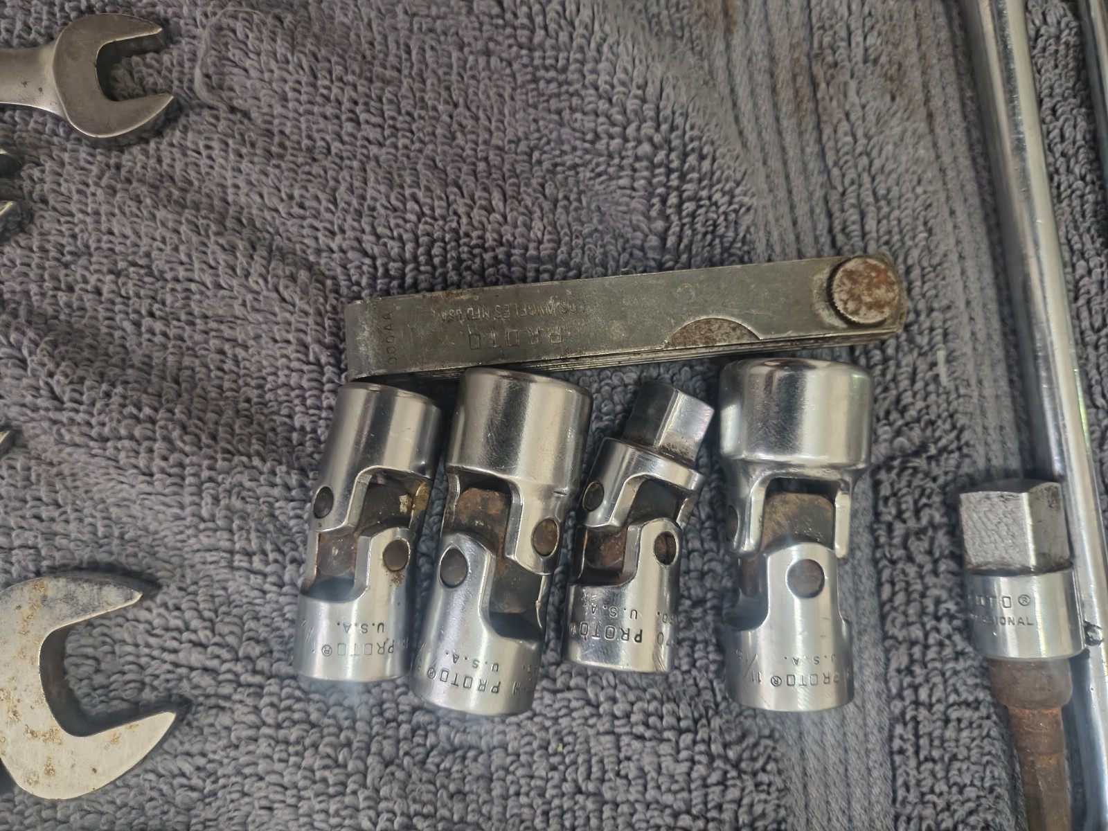Lot Of 132 PROTO, SNAP ON, BLUE POINT, THORSEN, EASCO, CHALLENGER, CRAFTSMAN,