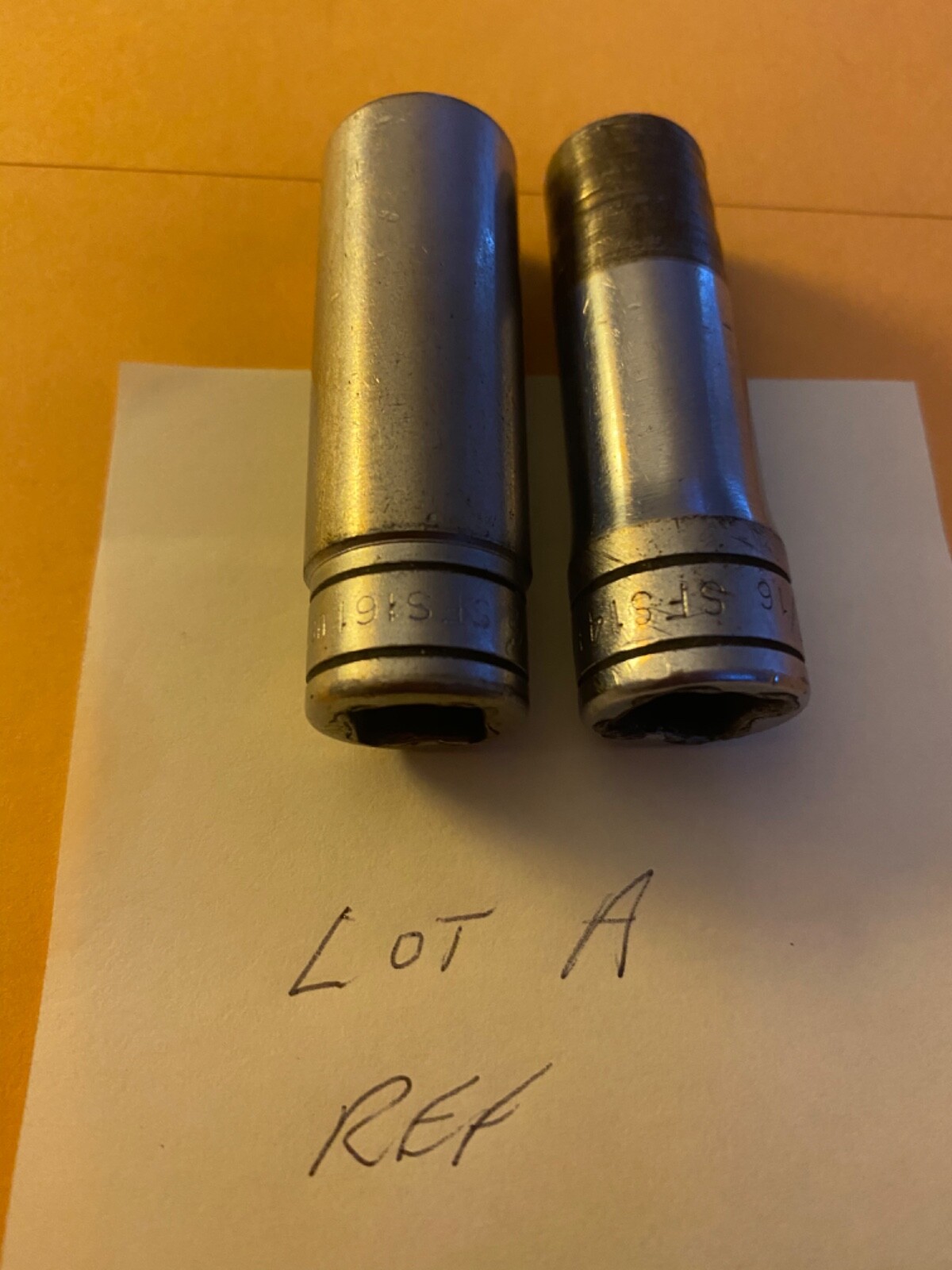 Snap-On USA 3/8″ Drive SFS141 7/16″ & SFS161 1/2″ Sockets 6pt deep LOT A