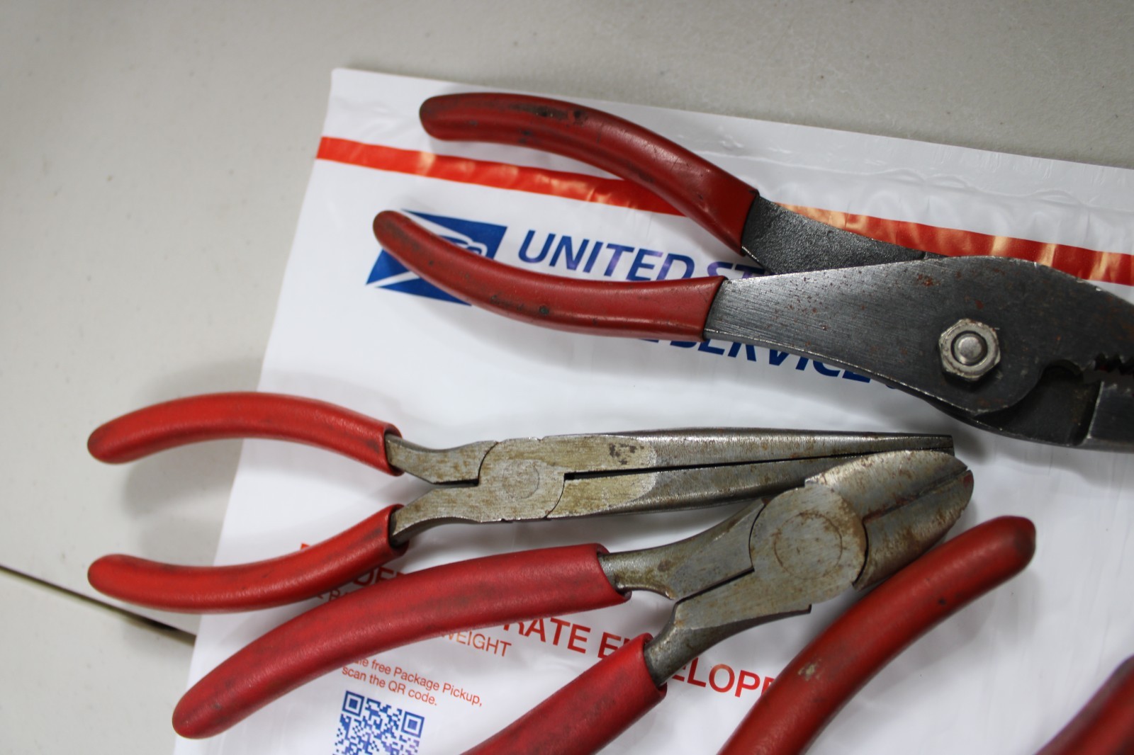 Snap On USA 6pc RED Grip Cutters & Pliers 47CP 96BCP 32BCP 87BCP 96BCP 97BCP