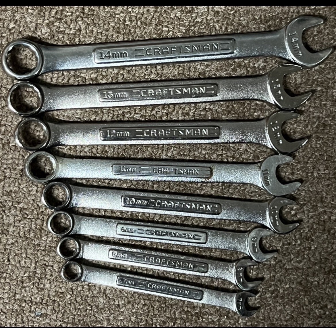 Sears Craftsman Vintage Standard Double Box End Ratchets USA Lot Of 4
