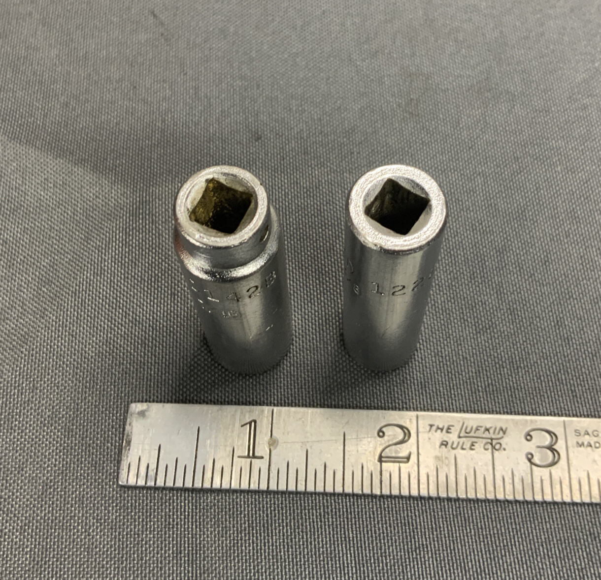 2 MAC Tools USA 1/4 Inch Drive Deep Well Sockets MD142B And MD122B