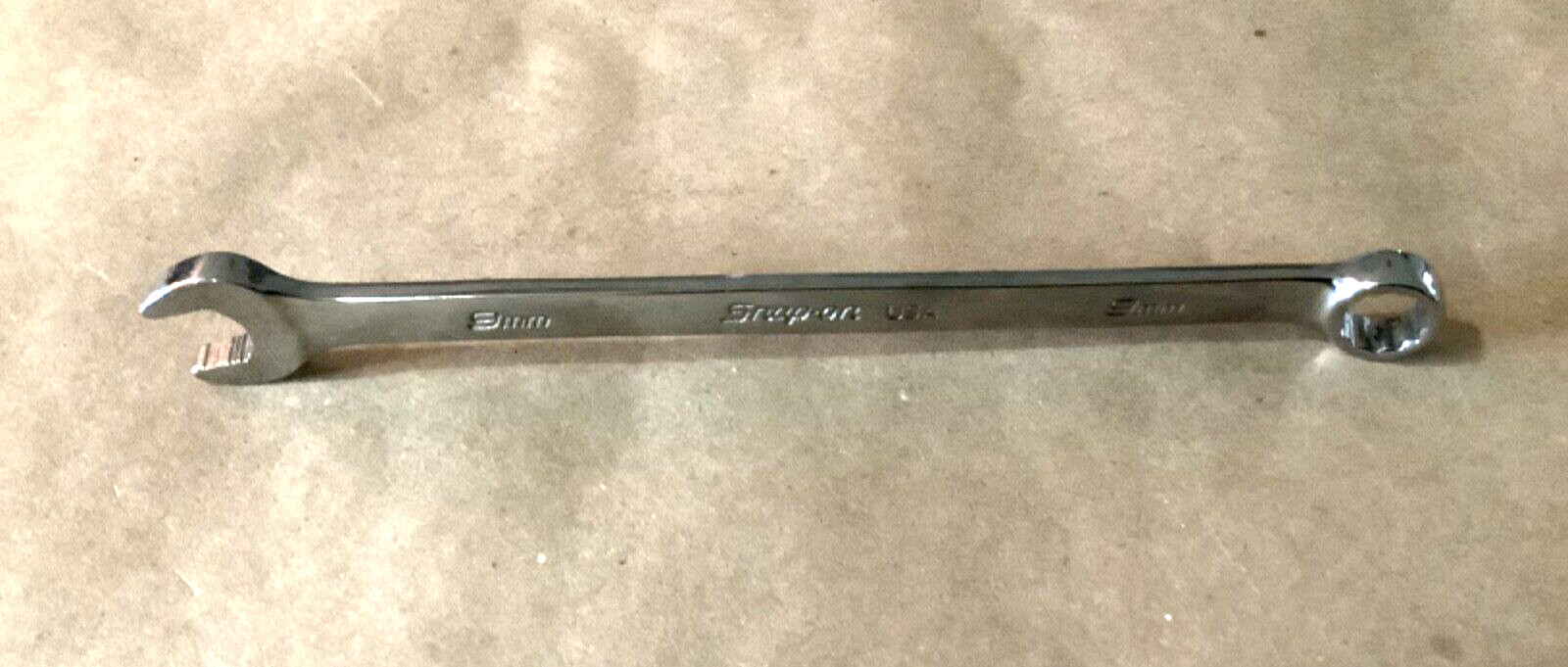 New Snap-on SOEXM9 9mm 12-Point Metric Standard Combination Wrench