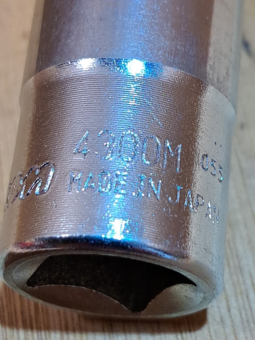 Koken 1/2 inch Drive Deep 6 point (hex) Chrome Socket 16mm 4300M-16