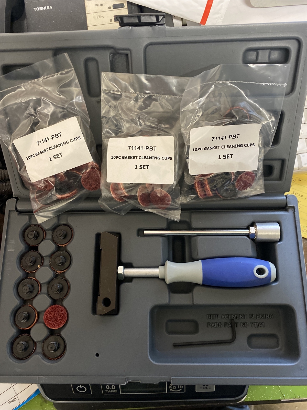 PBT Tools from Down Under,Gasket Separator&Cleaning Kit W/3 pks cups,Part#71140