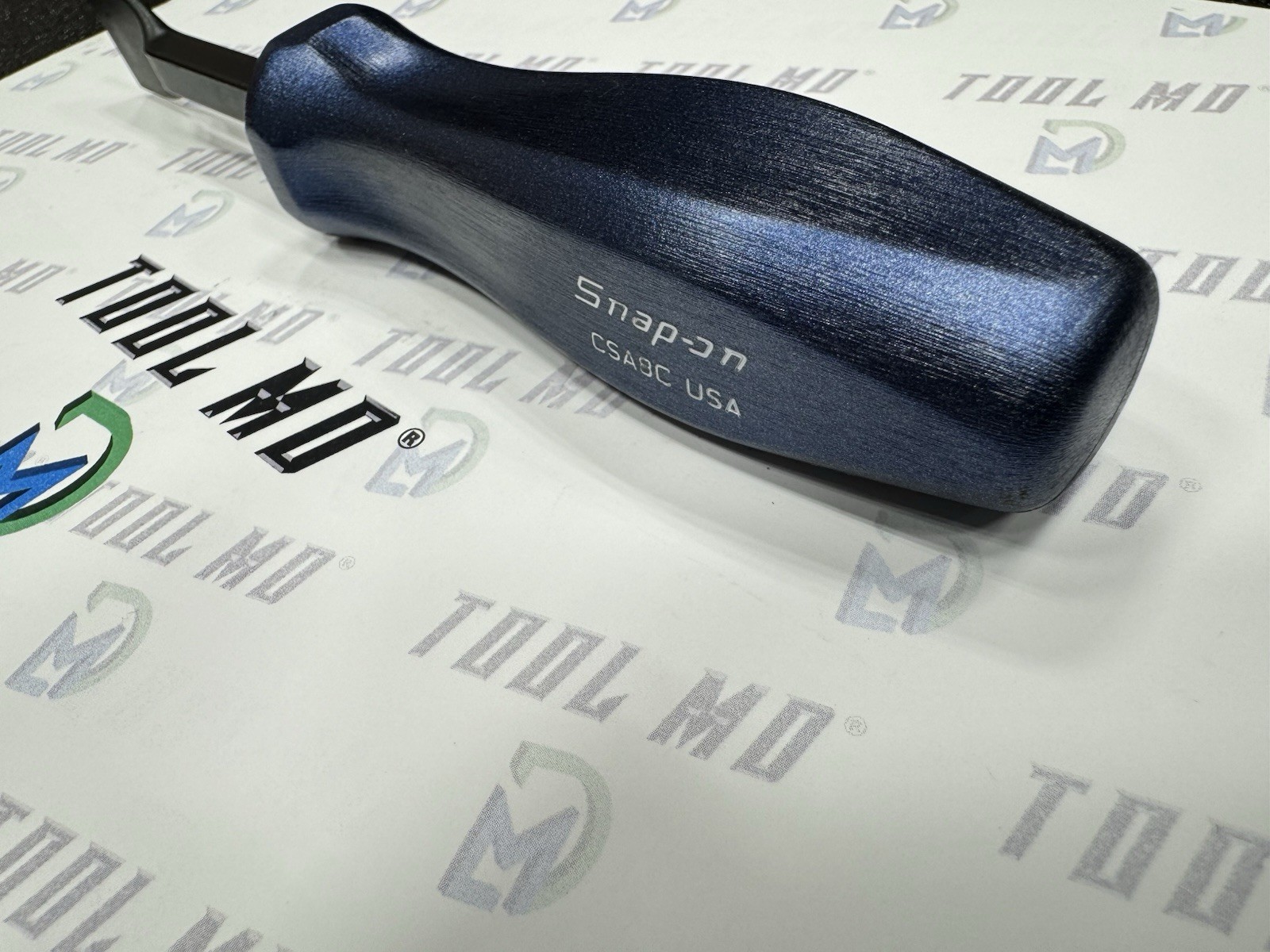 Snap-on Tools USA NEW METALLIC BLUE Hard Handle 8″ Rigid Carbon Scraper CSA8CMB