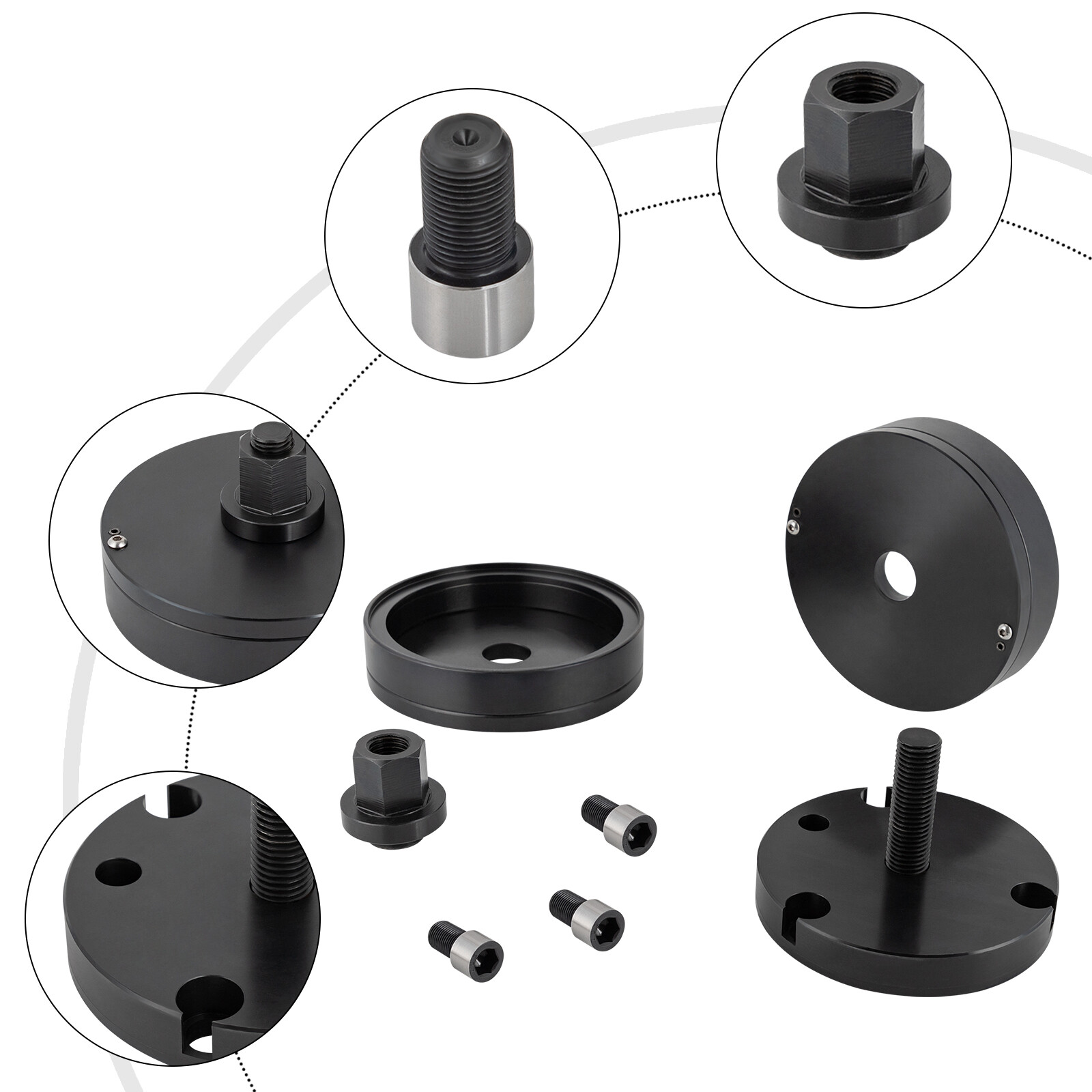 Seal/Wear Sleeve Locator Installer Kit Front & Rear Crankshaft Installation Tool