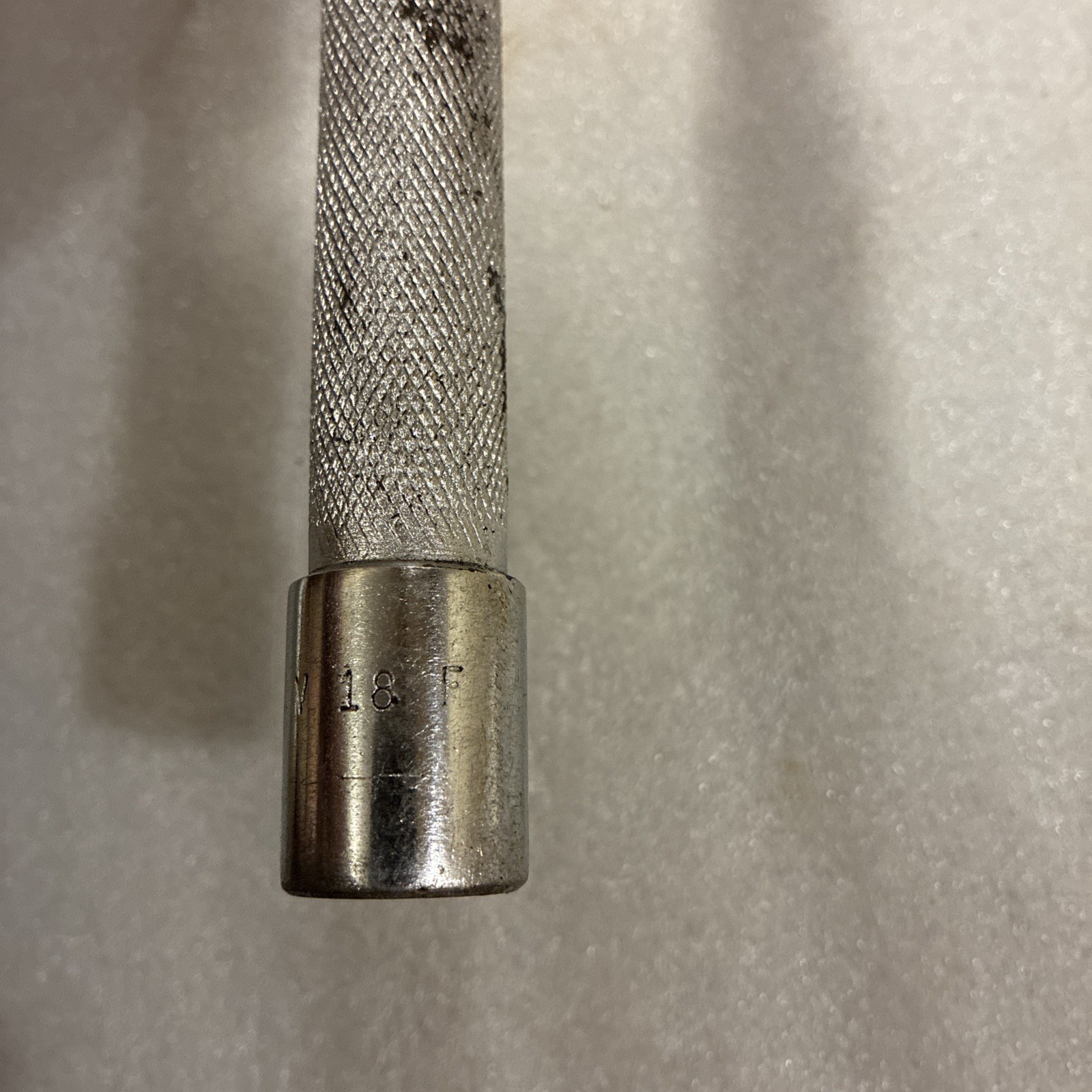 Mac Tools Rare 18″ Breaker Bar Early Sabina Ohio USA Extension Handle End V18-F