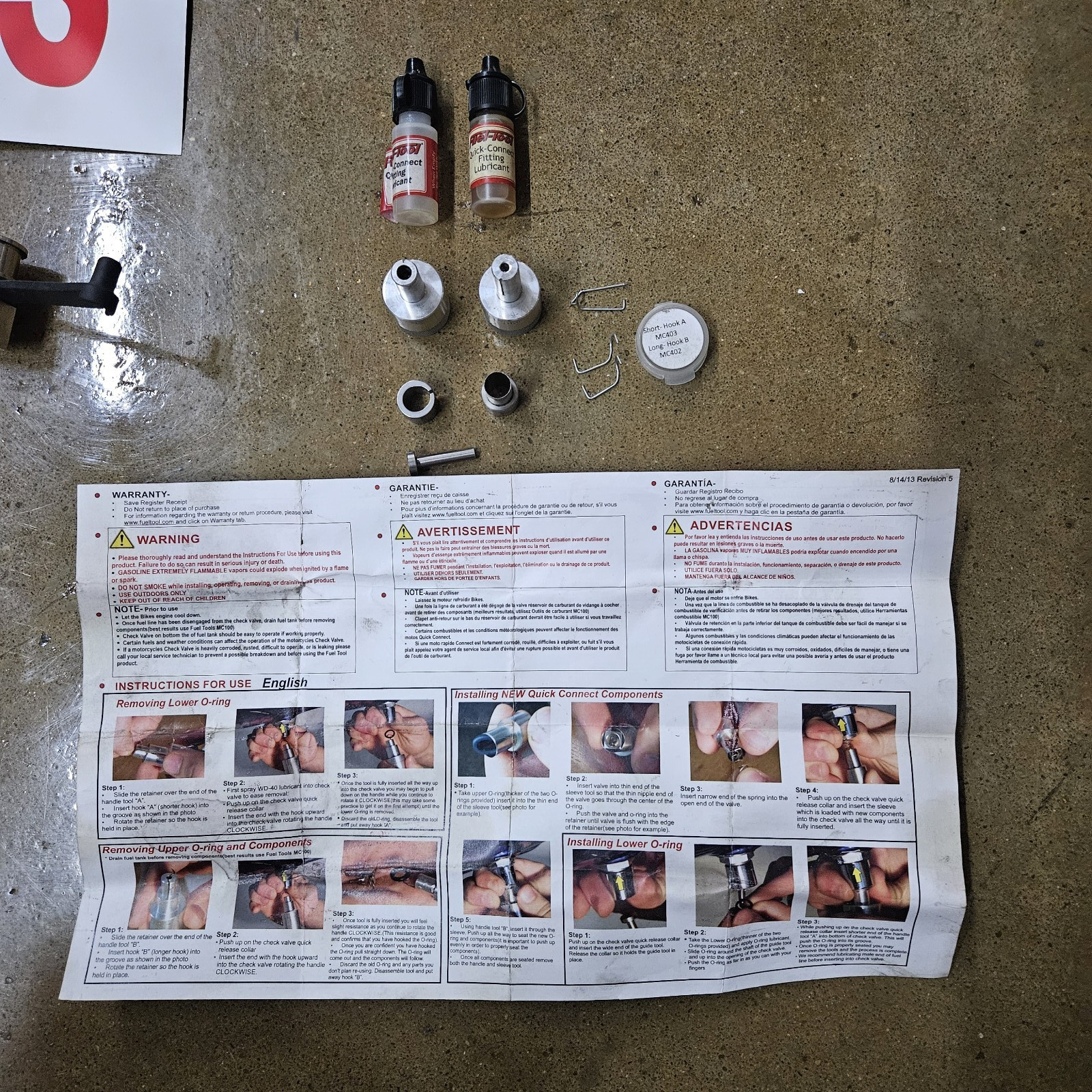 Fuel Tool MC400 & MC100 check valve repair & share/drain fuel tool