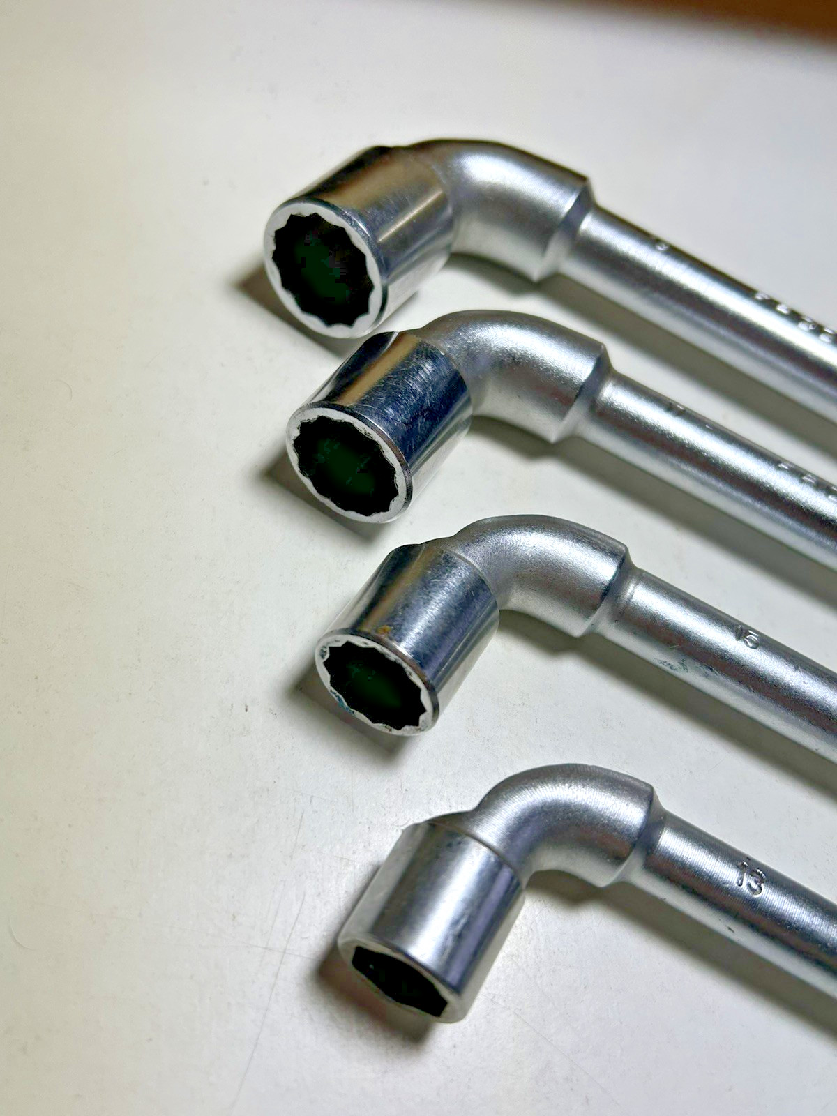 4x Facom No.76 / No.75 Open Ended Angle Wrench L Shape Made in France 13 – 19mm